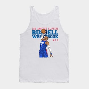 Russell Westbrook Comic Style Tank Top